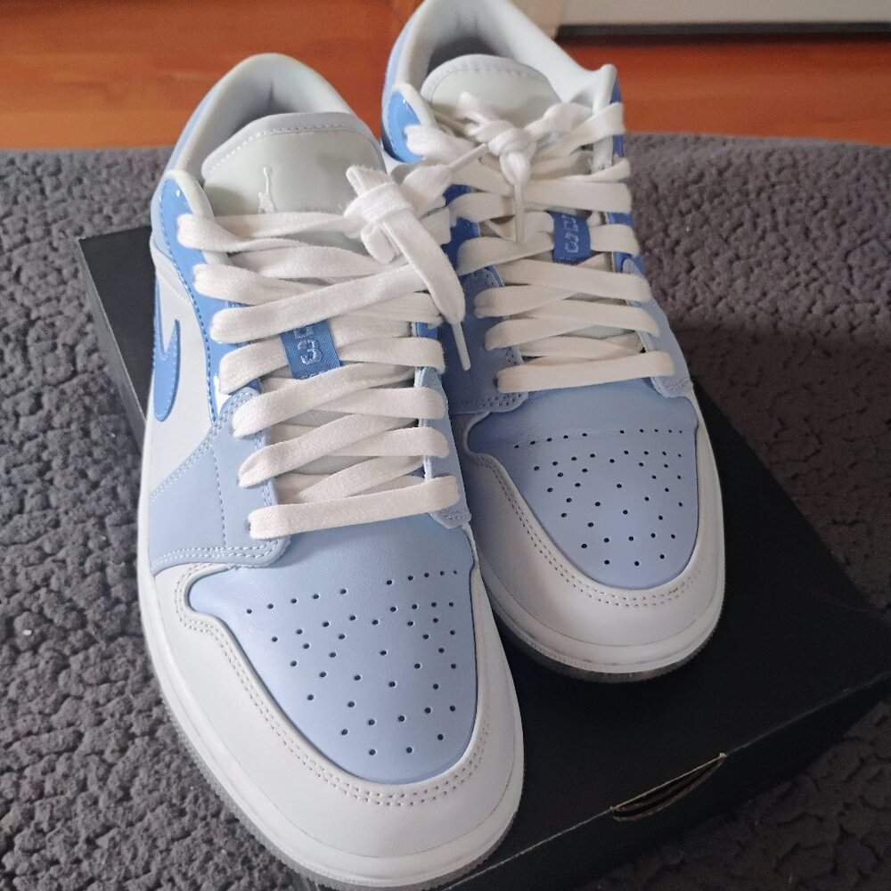 Air Jordan  1 Low SE men's 8.5 Grey/polar ghost